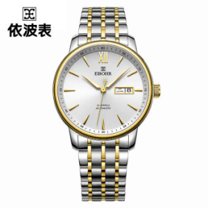 依波（EBOHR）手表男 大师系列间金实心带男士机械表520礼物36060115送老公